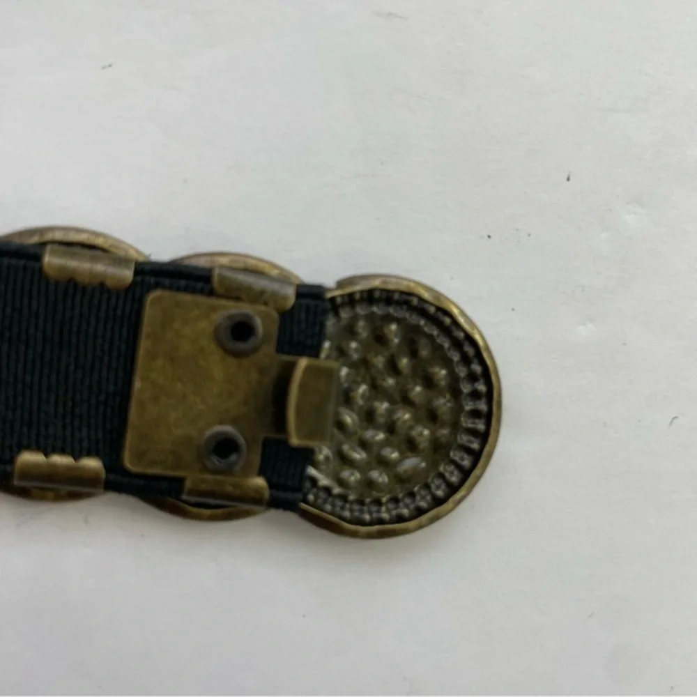 Metal‎ Coin Shield Medallion Stretchy Boho Belt